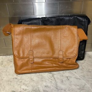 Cole Haan Leather Messenger Bag 9.5/10
